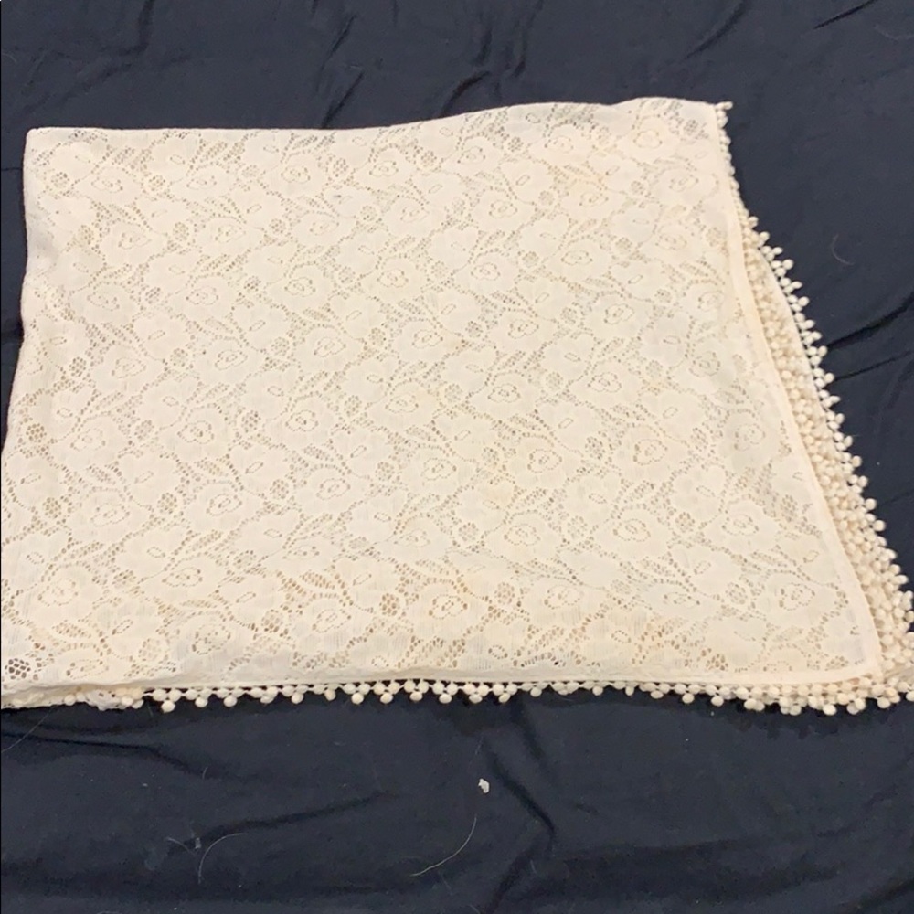 White square scarf